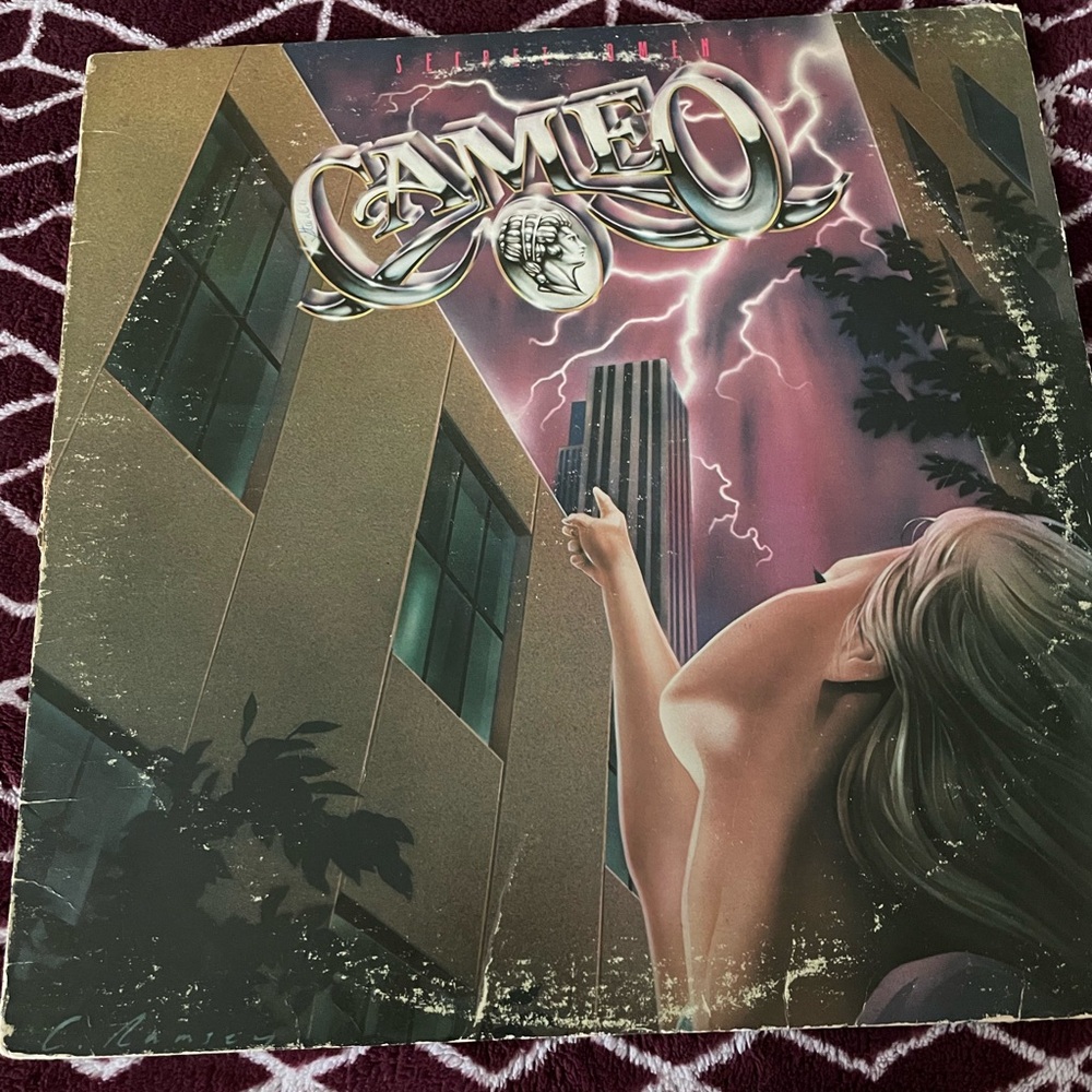 Cameo Album Art - Silver and Purple Design